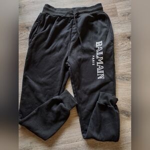 Balmain Black Logo Joggers